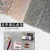 This is a popular foreign trade nail salon special table mat, a dazzling tablecloth mat, a store background cloth with crystal and diamond inlays, and it looks great for whitening photos Application Scenario